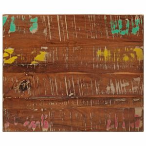 vidaXL Tischplatte 60x50x2,5 cm Rechteckig Altholz Massiv