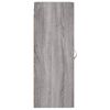 vidaXL Wandschrank Grau Sonoma 34,5x34x90 cm