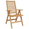 vidaXL Gartenstuhl 4 pcs Braun 52 x 64,5 x 108 cm Teak-Massivholz