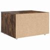 vidaXL Schubladenschrank mit Rad Braun 55 x 45 x 33,5 cm Holzwerkstoff