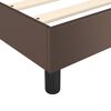 vidaXL Boxspringbettgestell Braun 140x200 cm Kunstleder