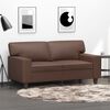 vidaXL 2-Sitzer-Sofa Braun 120 cm Kunstleder