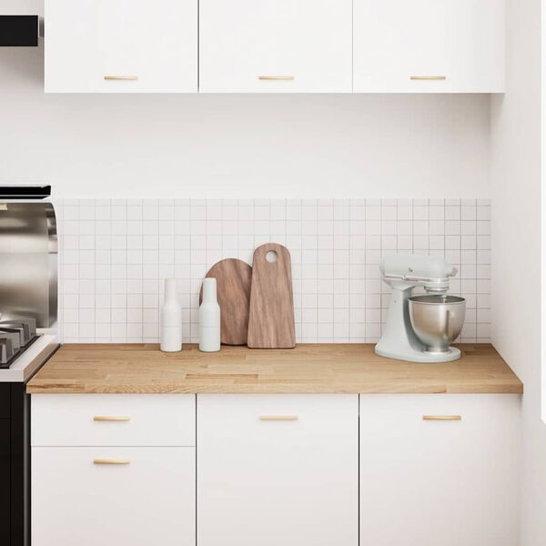 vidaXL K&uuml;chenarbeitsplatte 140x63,5x2,7 cm Massivholz Eiche Rechteckig