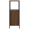 vidaXL Badschrank mit Regalen Braun Eichen-Optik 36x35x95 cm