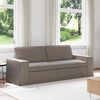 vidaXL Sofa Taupe Gesamtabmessungen: 222 x 80 x 82 cm (B x T x H) Samt