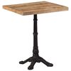 vidaXL Bistrotisch 60x60x77 cm Raues Mangoholz