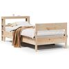 vidaXL Massivholzbett ohne Matratze 75x190 cm Kiefernholz