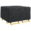 vidaXL M&ouml;belbezug Uni Schwarz 150 x 150 x 75 cm 600D