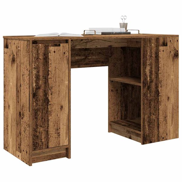 vidaXL Schreibtisch Altholz-Optik 120x42x76 cm Holzwerkstoff