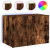 vidaXL TV-Wandschrank mit LED-Leuchten R&auml;uchereiche 60x35x41 cm