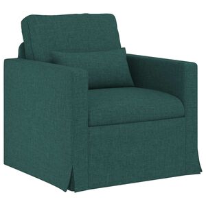 vidaXL Sofa Dunkelgr&uuml;n Gesamtabmessungen: 78 x 78 x 80 cm (B x T x H)