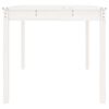 vidaXL Gartentisch Weiß 82,5x82,5x76 cm Massivholz Kiefer