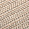 vidaXL Teppich 20 pcs Gestreiftes Beige 50 x 50 cm 100% Polypropylen
