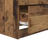 vidaXL Nachttisch 2 pcs Altholz 45 x 39 x 50 cm Holzwerkstoff