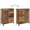 vidaXL Sideboard Altholz 69,5 x 34 x 90 cm Verbundholz und Eisen