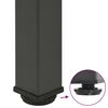 vidaXL Konsolentischbeine 4 Stk. Anthrazit 72-74 cm Stahl