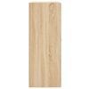 vidaXL Wandschrank Sonoma-Eiche 69,5x34x90 cm Holzwerkstoff