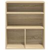 vidaXL B&uuml;cherregal Sonoma-Eiche 60x30x71,5 cm Holzwerkstoff