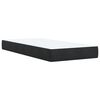 vidaXL Boxspringbett mit Matratze Schwarz 100x200 cm Samt