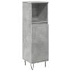 vidaXL Badschrank Betongrau 30x30x100 cm Holzwerkstoff