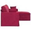 vidaXL Sofa Weinrot Gesamtabmessungen: 178 x 134 x 80 cm (B x T x H)