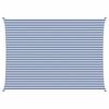 vidaXL Sonnensegel Blau und Wei&szlig; 7 x 5 m 100 % Polyester Oxford