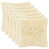 vidaXL Kissenbezug 6 pcs HEERLEN Creme 50 x 50 cm PV Fleece