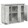 vidaXL LED-Sideboard Beton Grau 90 x 32 x 75 cm Holzwerkstoff