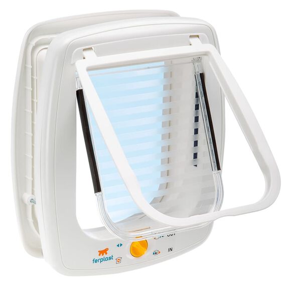 Ferplast 4-Wege Manuelle Katzenklappe Swing 9 SET Wei&szlig; 72105011