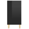 vidaXL Sideboard Hochglanz-Schwarz 103,5x35x70 cm Holzwerkstoff