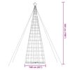 vidaXL LED Weihnachtsbaum 1534 LEDs Warmweiß 503 cm