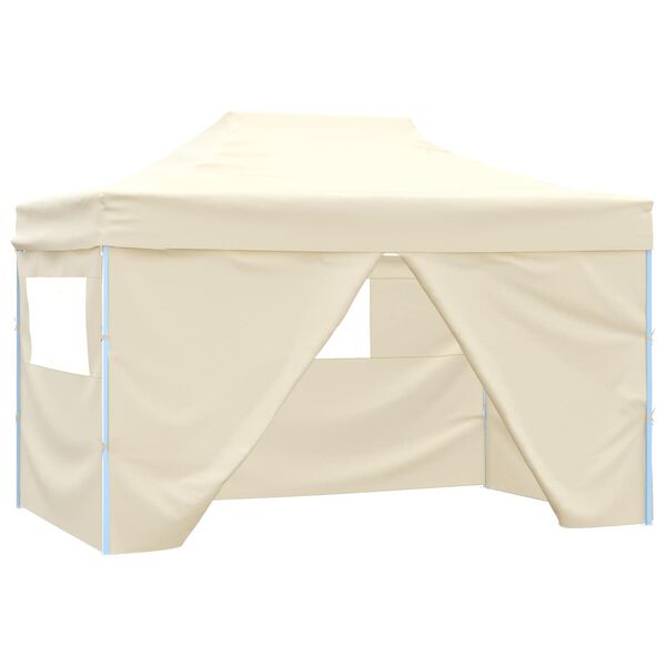 vidaXL Party-Zelt Creme 291 x 431 x 315 cm Oxford-Stoff