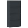 vidaXL Aktenschrank Anthrazit 90x40x220 cm Stahl