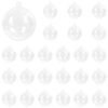 vidaXL Weihnachtskugelset 25 stk. Transparent Durchmesser 8 cm