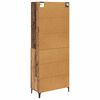 vidaXL Highboard Altholz 69,5 x 34 x 180 cm Holzwerkstoff