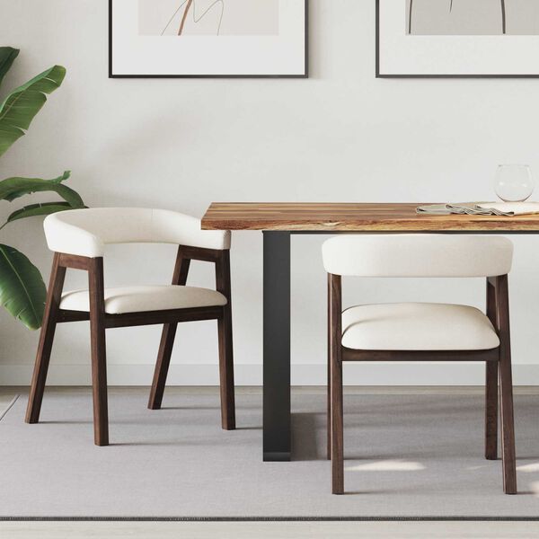 vidaXL Esszimmerst&uuml;hle 2 pcs Hellbraun 54 x 57 x 73 cm