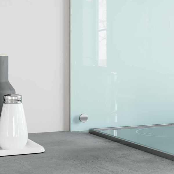 vidaXL K&uuml;chenr&uuml;ckwand Wei&szlig; 90x40 cm Hartglas