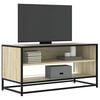 vidaXL TV-Schrank Sonoma-Eiche 91x40x46 cm Holzwerkstoff und Metall