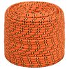 vidaXL Bootsseil Orange 8 mm 25 m Polypropylen