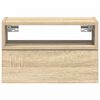 vidaXL Wand-Nachttische 2 Stk. Sonoma-Eiche 45x26x28,5 cm