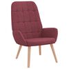 vidaXL Relaxsessel Stoff Weinrot