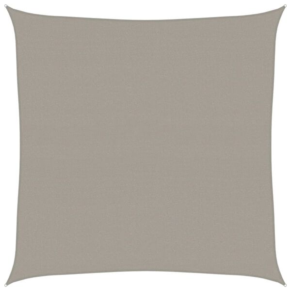 vidaXL Sonnensegel 160 g/m&sup2; Quadratisch Hellgrau 4,5x4,5 m HDPE