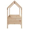 vidaXL Kinderbett Hausbett 80x160 cm Massivholz Kiefer