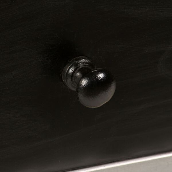 vidaXL TV-Schrank Massivholz Mango und Stahl 120x30x45 cm