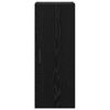 vidaXL Wandschrank Schwarz Eichen-Optik 34,5 x 34 x 90 cm