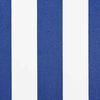 vidaXL Einziehbare Markise Blau und wei&szlig; 350 x 200 cm Stoff und Metall