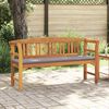 vidaXL Rosenbank Natur 157 x 46 x 82,5 cm Massivholz Akazie