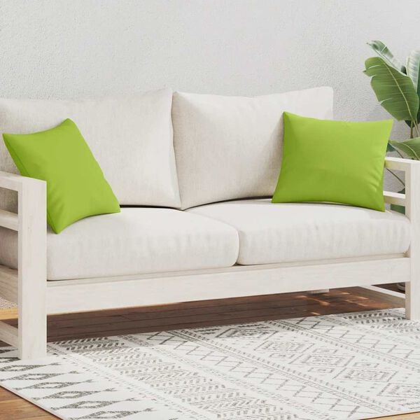 vidaXL Gartenkissen 2 Stk. 45 x 45 cm Apfelgr&uuml;n