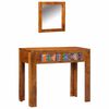 vidaXL Schminktisch Braun 90 x 45 x 75 cm Massivholz Akazie