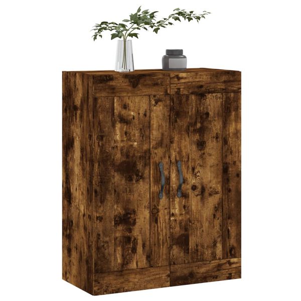 vidaXL Wandschrank R&auml;uchereiche 69,5x34x90 cm Holzwerkstoff